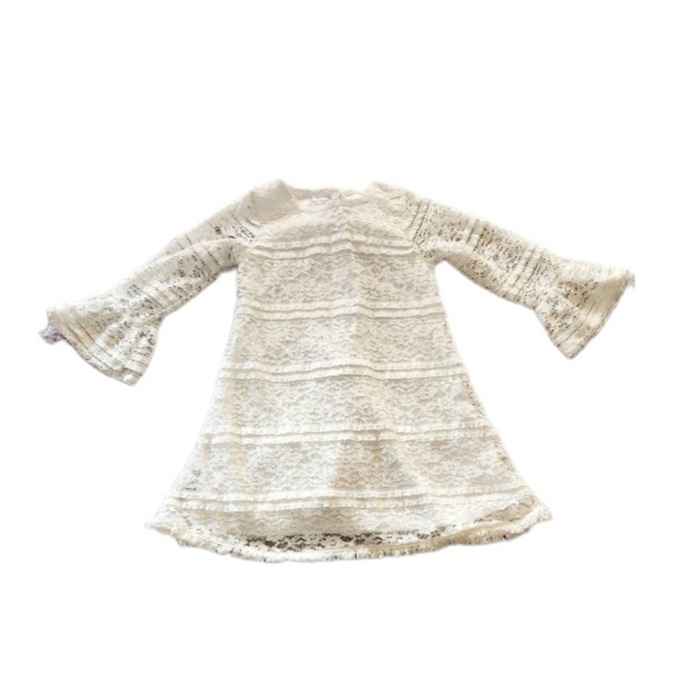White Lace Toddler Easter Dress 3t